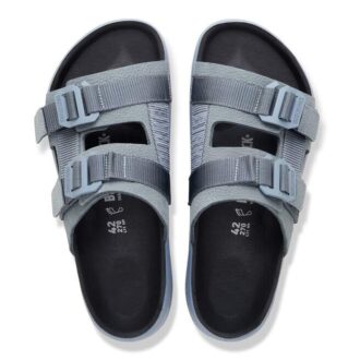 Shinjuku 2-Riemen-Sandale aus Naturleder und Textil