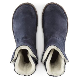 Uppsala Lammfell-Wildleder Navy