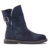 Uppsala Lammfell-Wildleder Navy