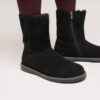 Uppsala Zip Shearling Wildleder